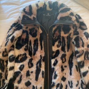 Volcom Leopard Fur Jacket
